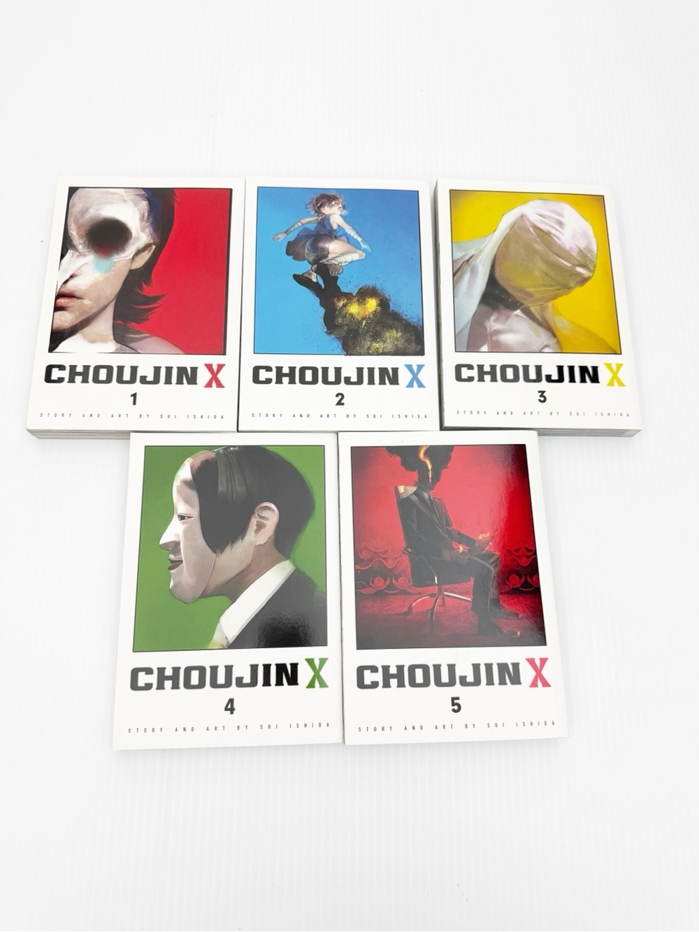 Viz Media Choujin X Volumes 1-5 Anime Manga English Books